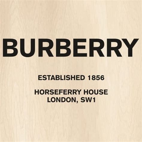 burberry established 1856 logo|Burberry old logo.